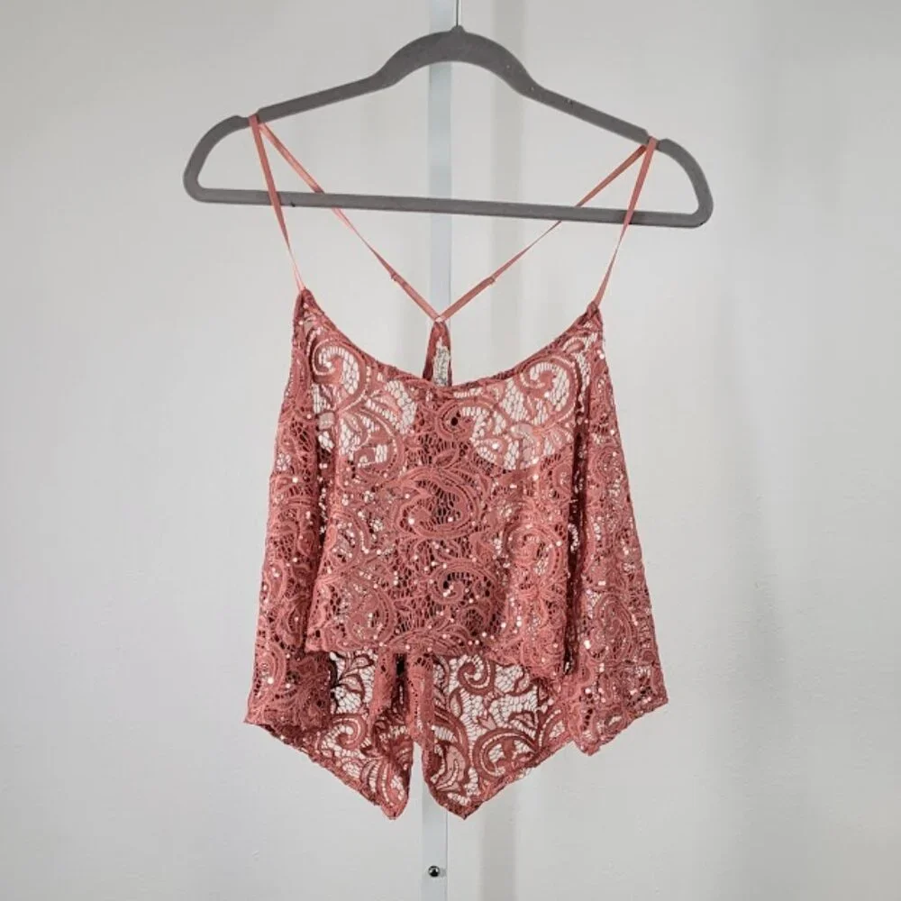 FREE PEOPLE best idea cami top Sz S NEW - Picture 6 of 8